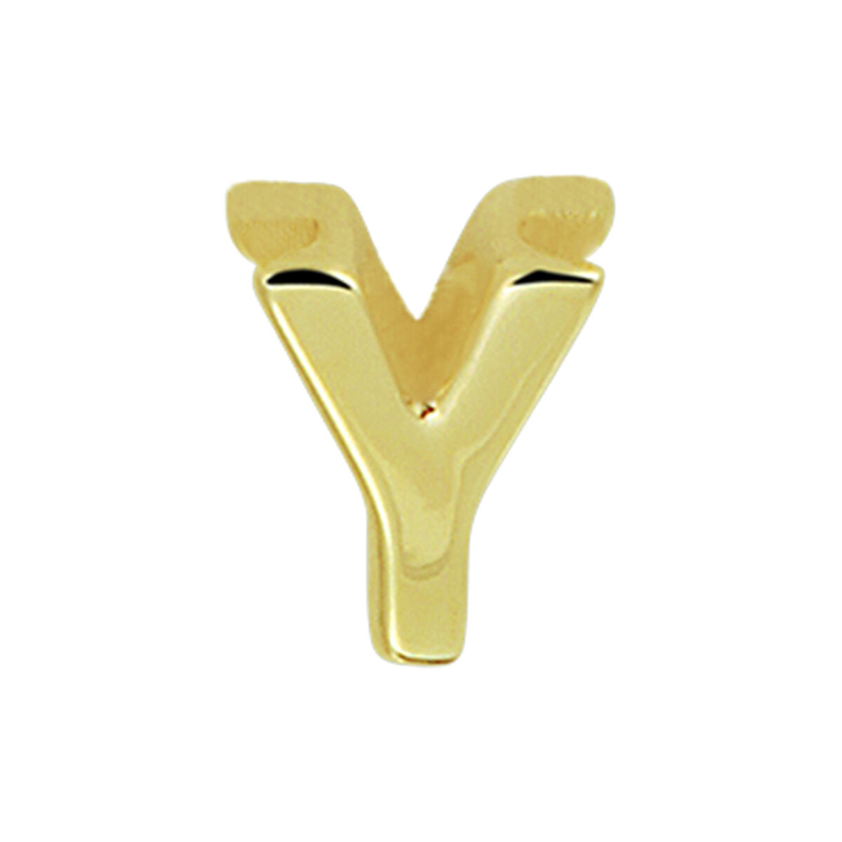 14k Geelgouden hanger uitgevoerd met een letter.